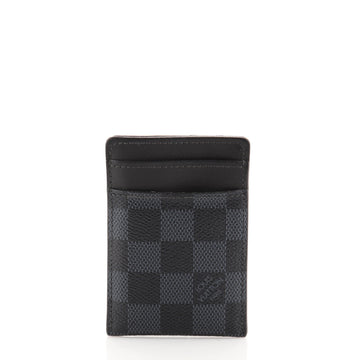 Louis Vuitton Pince Card Holder with Bill Clip Damier Cobalt