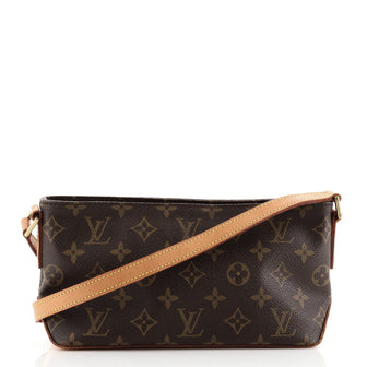 Louis Vuitton Trotteur Handbag Monogram Canvas