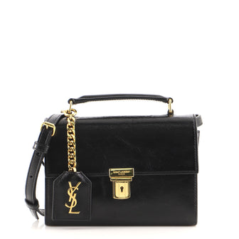 Saint Laurent High School Chain Wallet Aged Calfskin
