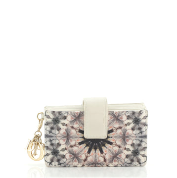 Christian Dior 5-Gusset Card Holder Printed Leather