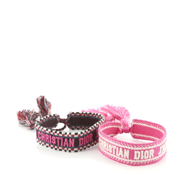 Christian Dior J'Adior Friendship Bracelet Set Woven Cotton Thin