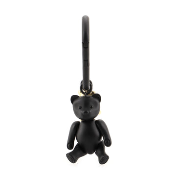 Christian Dior Homme Double Teddy Bear Bag Charm Plastic with Metal
