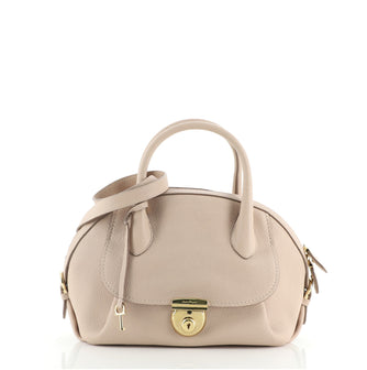 Salvatore Ferragamo Fiamma Satchel Leather Large