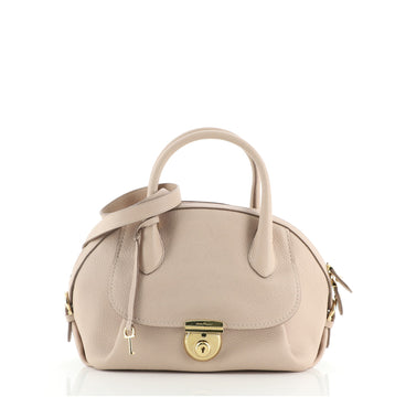 Salvatore Ferragamo Fiamma Satchel Leather Large