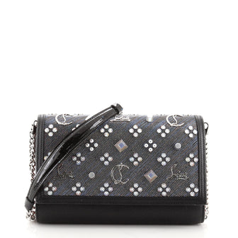 Christian Louboutin Paloma Clutch Embellished Lurex Stella Small