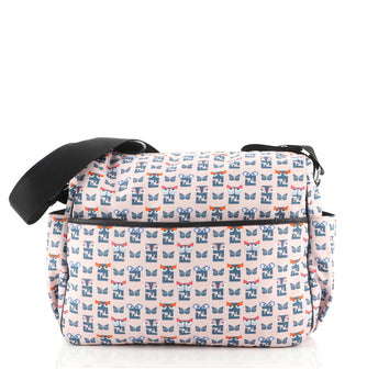 Fendi Monster Diaper Bag Printed Nylon