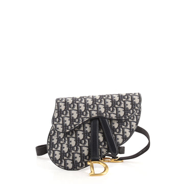 Christian Dior Saddle Belt Bag Oblique Canvas