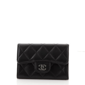 Chanel Classic Flap Card Case Quilted Lambskin