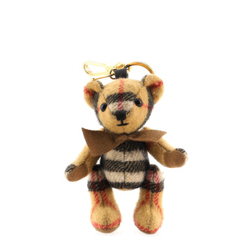 Burberry Thomas The Bear Keychain House Check Cashmere