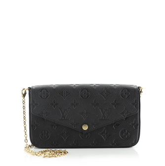 Louis Vuitton Felicie Pochette Monogram Empreinte Leather