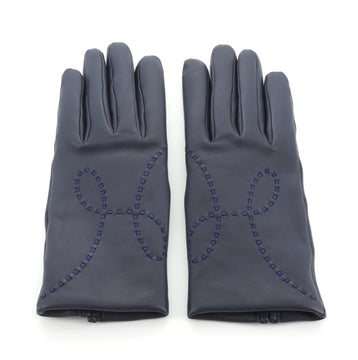 Hermes Lisbonne Gloves Stitched Lambskin