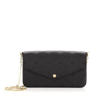 Louis Vuitton Felicie Pochette Monogram Empreinte Leather