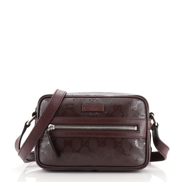 Gucci Zip Crossbody Bag GG Imprime Mini