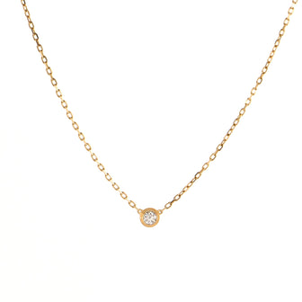 Cartier Diamants Legers Pendant Necklace 18K Rose Gold with Diamond Small