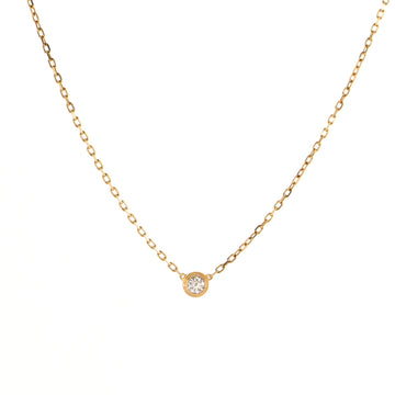 Cartier Diamants Legers Pendant Necklace 18K Rose Gold with Diamond Small