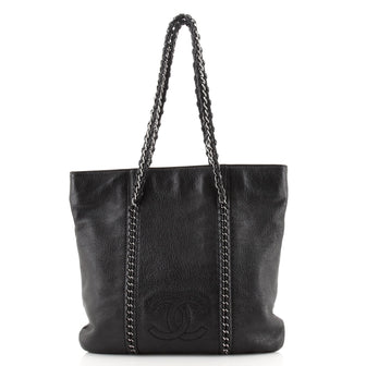 Chanel Luxe Ligne Tote Leather Small