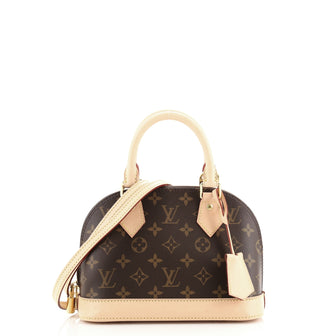 Louis Vuitton Alma Handbag Monogram Canvas BB