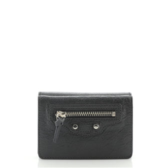 Balenciaga Classic Trifold Wallet Leather Mini