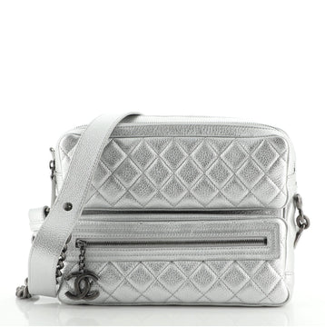 Chanel Casual Rock Airlines Shoulder Bag Quilted Goatskin Medium
