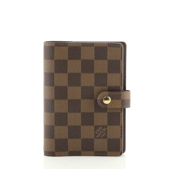 Louis Vuitton Ring Agenda Cover Damier PM
