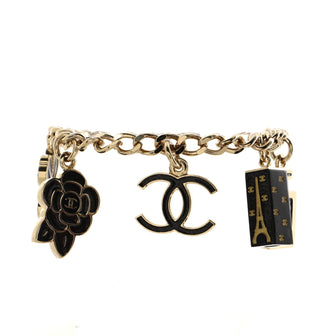 Chanel Lucky Symbols Charm Bracelet Metal with Enamel