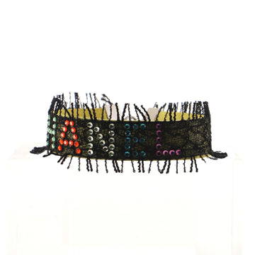 Chanel Multicolor Logo Bracelet Lace with Crystals