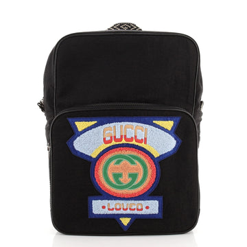 Gucci 80's Patch Backpack Nylon Medium