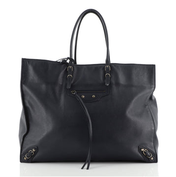 Balenciaga Papier A4 Classic Studs Bag Leather Medium