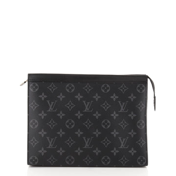 Louis Vuitton Pochette Voyage Monogram Eclipse Canvas MM