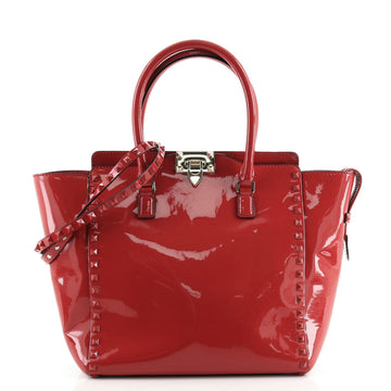 Valentino Rockstud Tote Rigid Patent Medium