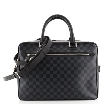 Louis Vuitton Porte-Documents Business Bag Damier Cobalt