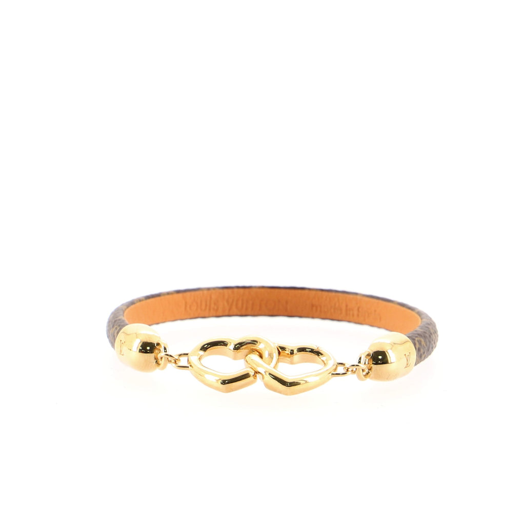 Louis Vuitton Say Yes Bracelet - Brown, Gold-Plated Bangle