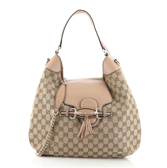 Gucci Emily Hobo GG Canvas Medium