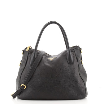 Prada Sacca 2 Manici Convertible Tote Vitello Daino Medium