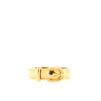 Hermes Belt Motif Scarf Ring Metal