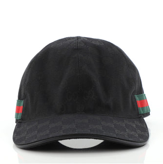 Gucci Web Baseball Cap GG Canvas