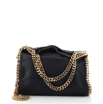 Stella McCartney Falabella Fold Over Crossbody Bag Shaggy Deer Mini