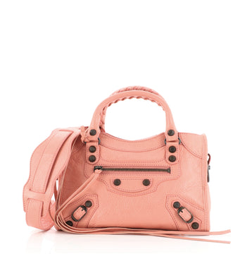 Balenciaga City Classic Studs Bag Leather Mini