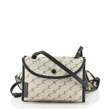 Stella McCartney Double Pouch Belt Bag Printed Fabric