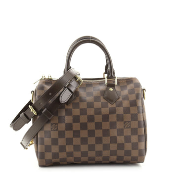 Louis Vuitton Speedy Bandouliere Bag Damier 25
