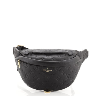 Louis Vuitton, Bags, Louis Vuitton Monogram Empreinte Leather Bumbag Black
