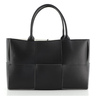 Bottega Veneta Arco Tote Maxi Intrecciato Leather Small