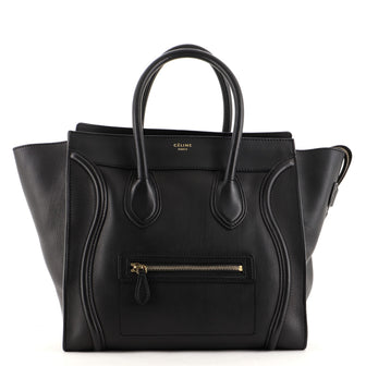 Celine Luggage Bag Smooth Leather Mini