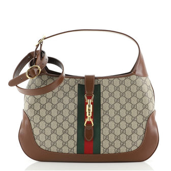 Gucci Jackie 1961 Hobo GG Coated Canvas Medium