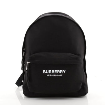 Burberry Logo Backpack Nylon Large