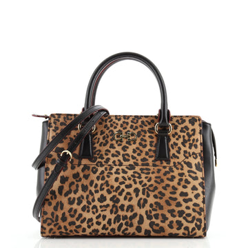 Salvatore Ferragamo Beky Tote Printed Saffiano Leather Small