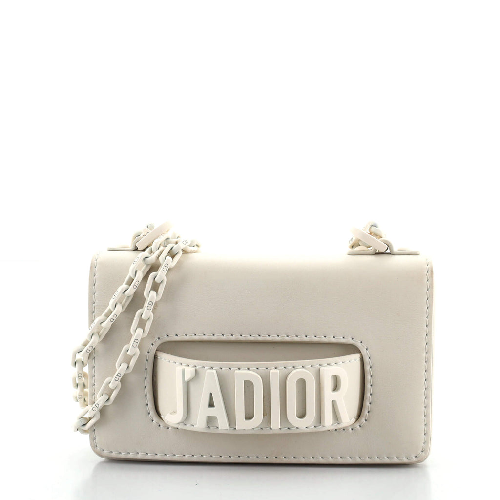 Christian Dior Ultra Matte J'Adior Flap Bag Matte Calfskin Mini Neutral  7734611