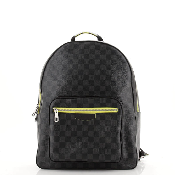 Louis Vuitton Josh Backpack Neon Damier Graphite Black 77346128