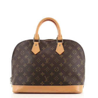 Louis Vuitton Vintage Alma Handbag Monogram Canvas PM