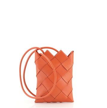 Bottega Veneta Crossbody Pochette Maxi Intrecciato Leather